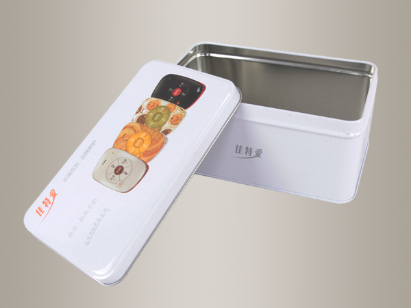 極簡手機(jī)包裝鐵盒,馬口鐵手機(jī)盒160*96*76mm