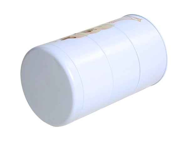 D105*175mm馬口鐵三節(jié)疊罐 圓形內(nèi)膽結構月餅罐餅干鐵盒