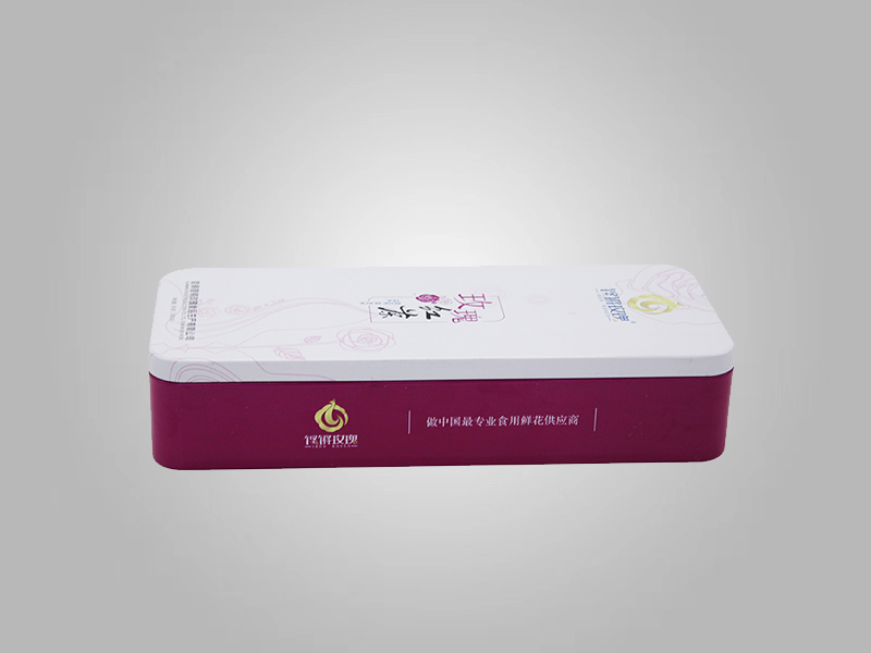 250×105×51mm馬口鐵罐裝玫瑰金銀花枇杷決明子茉莉古樹(shù)茶葉罐包裝盒子