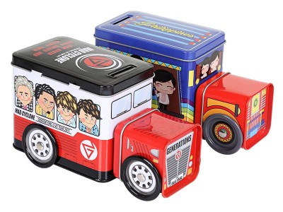 182x78x98mm食品包裝鐵盒 汽車(chē)形狀車(chē)仔罐糖果收納