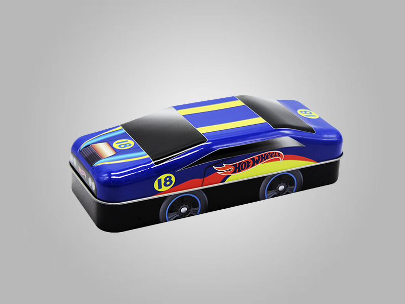 205x80x55mm創(chuàng)意汽車(chē)文具盒 汽車(chē)鉛筆文具馬口鐵盒 巴士形狀文具鐵盒空盒