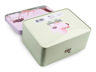 175x130x77同學(xué)錄長方形鐵盒定制加工