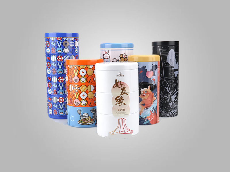 廠家定制馬口鐵三層圓形鐵罐茶葉罐精美創(chuàng)意疊罐糖果罐食品包裝罐