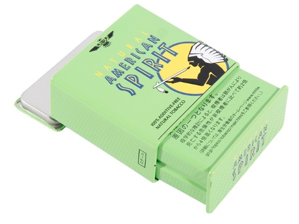 64x29x95日本煙推拉鐵盒長方形