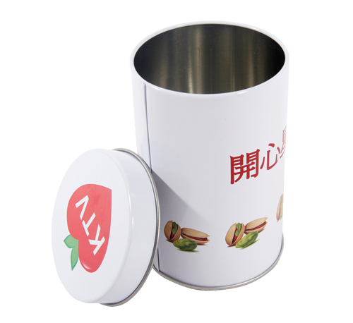 圓形堅果鐵盒